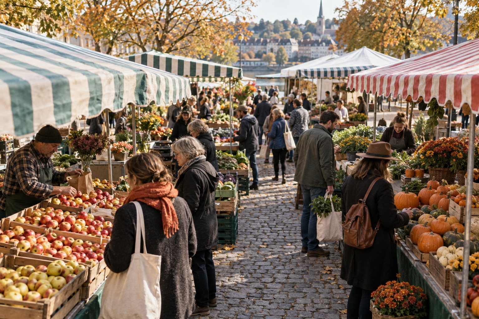 Exchange Square on a Saturday morning.